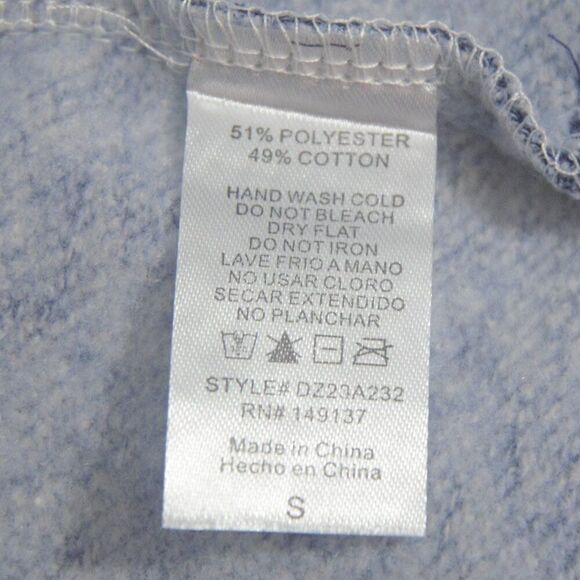 Double Zero Hooded Cardigan Jacket Open Front Long Sleeve Size Small Oversized - Picture 8 of 9